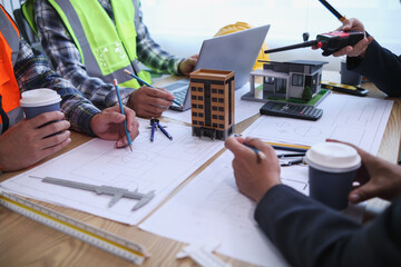 engineering is currently discussing structural design issues with architects to review plans to...