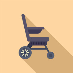 Modern electric wheelchair, offering enhanced mobility and independence for individuals with disabilities