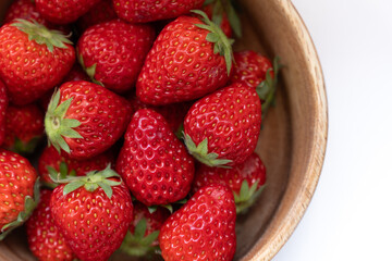 strawberries in a bowl