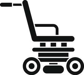Obraz premium Rider lawn mower being operated from comfortable seat icon. Simple illustration of rider lawn mower being operated from comfortable seat icon for web design isolated on white background