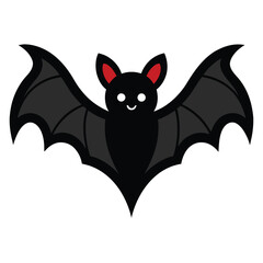 Solid color Fruit Bat animal vector design