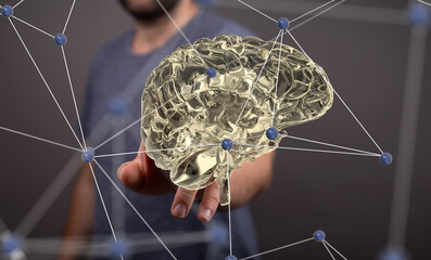 Human brain partially consists of circuit board.