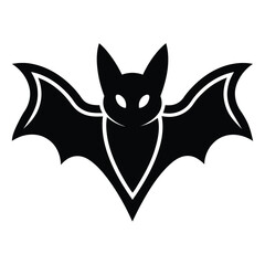 Solid color Fruit Bat animal vector design