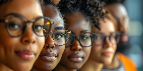 Diverse group of black students from various backgrounds at an HBCU. Concept HBCU, Black Students, Diversity, College Life, Cultural Backgrounds