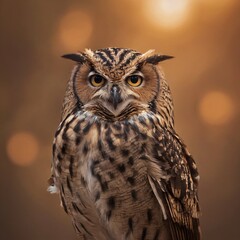 Fototapeta premium eagle owl portrait