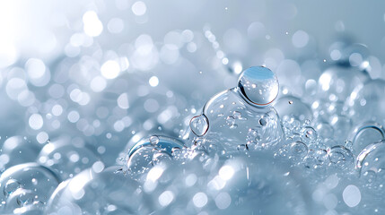 burbujas líquidas salpicaduras de agua y gotas