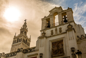 Views from around the city center of the beautiful Seville in Spain on a typically hot and sunny summer's afternoon