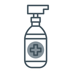 Antiseptic Line Fill Icon