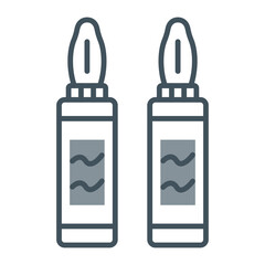 Fototapeta premium Ampoule Line Fill Icon