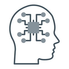 Machine Perception Line Fill Icon