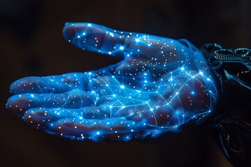 A glove that sketches constellations in the air, drawing the night sky with a fingertip.