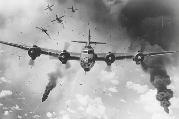 "Warbirds Unleashed: Aerial Bombings in World War II"
