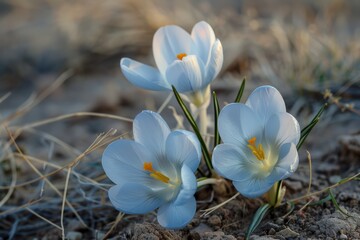 Close-up of springtime flowers on the Colorado Trail