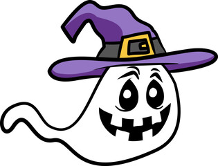 Halloween ghost illustration