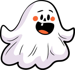 Halloween ghost illustration