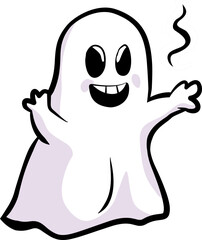 Halloween ghost illustration