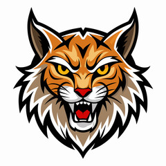 tiger head vector illustration