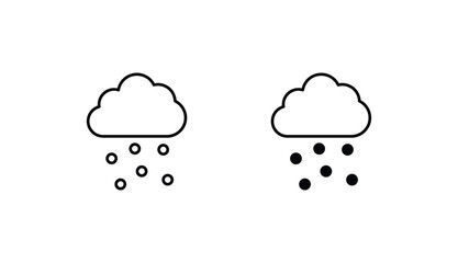 Snow icon design with white background stock illustration