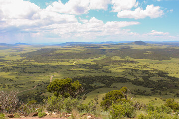 Capulin Volcano U.S. National Monument located in northeastern New Mexico that protects and interprets an extinct cinder cone volcano and is part of the Raton-Clayton volcanic field.