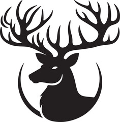 deer vector silhouette 