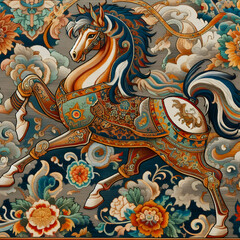 Obraz premium Persian style carpet pattern