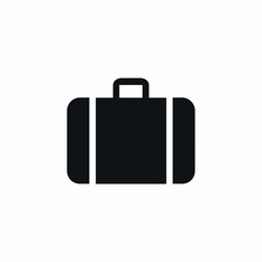 luggage baggage suit case icon