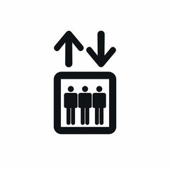 elevator lift level floor icon