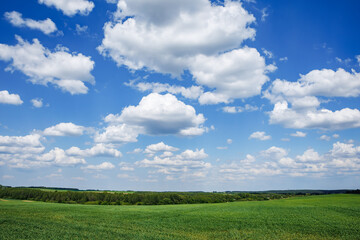 blue sky background with white striped clouds in heaven and infinity may use for sky replacement