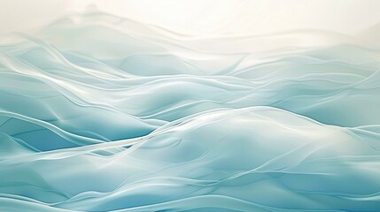 Tranquil Abstract Background of Gentle Waves on Calm Water