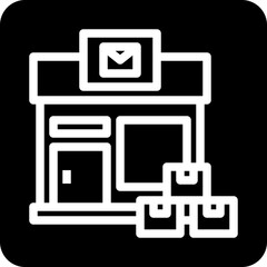 POST OFFICE,architectonic,postal,urban,package.svg