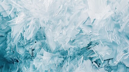 Fototapeta premium Icy Abstract Background in Whites and Light Blues