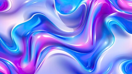 Fototapeta premium Abstract Blue and Purple Swirls Background.