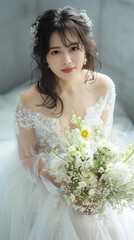 Fototapeta premium 綺麗な花嫁