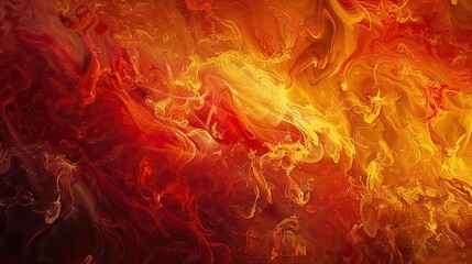 Obraz premium A Fiery Abstract Background in Vibrant Reds and Yellows