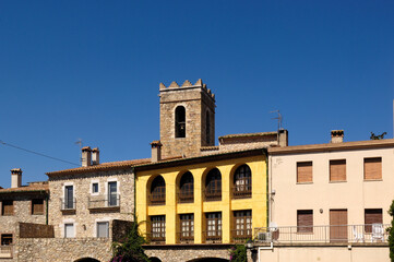 village of Darnius, Alt Emporda, Girona province Catalonia, Spain