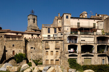Obraz premium village of Maçanet de Cabrenys, Alt Emporda, Girona province, Catalonia, Spain
