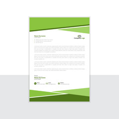 Corporate Business Letterhead, Elegant and minimalist style letterhead template design full Vector.