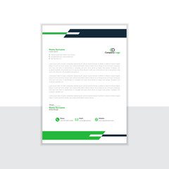 Corporate Business Letterhead, Elegant and minimalist style letterhead template design full Vector.