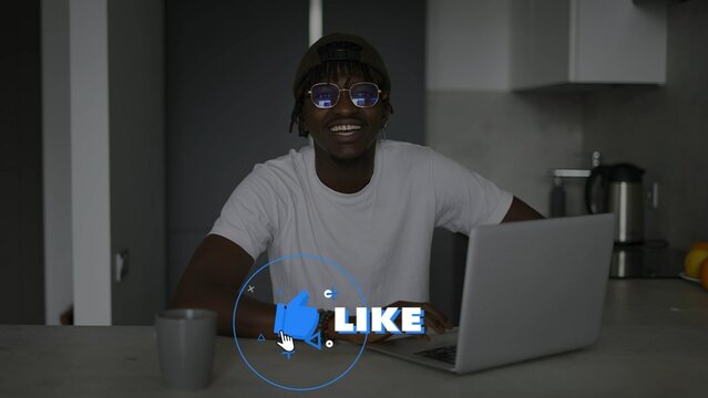 Social Video Like Subscribe Reminder Animation