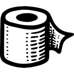 Doodle Toilet Paper Roll