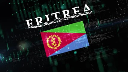 Eritrea with Digital flag Intro