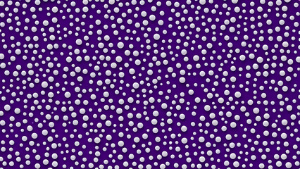 Abstract composition white dots scattered on a lilac background. Concept - snowfall or starry sky