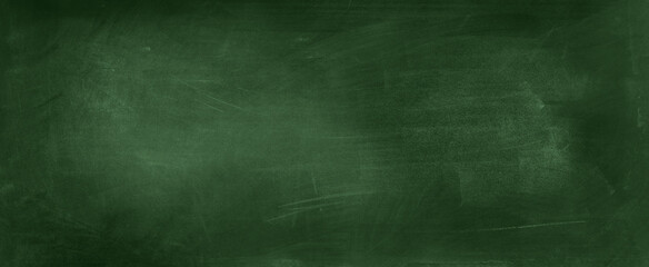 Chalk rubbed out on green chalkboard background