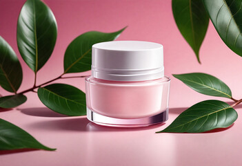 cream in a jar, ointment, cosmetic product