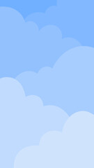 blue clouds background