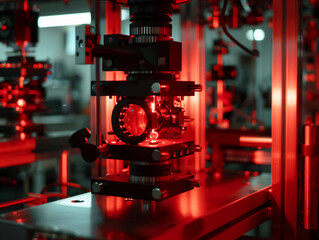 Fototapeta premium Exploring Radiant Conundrums: Advanced Concepts in Laser Physics