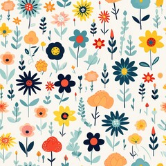 Obraz premium Peony Bloom Luxurious Floral Seamless Wallpapers for Stylish Home Interiors