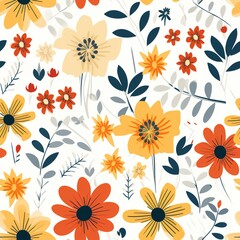 Magnolia Magic Delicate Floral Seamless Textures for a Touch of Sophistication