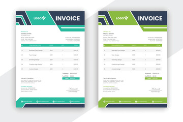 Customizable Invoice Layout with pdf, word, excel, doc, sheet, form, receipt, bill, print, subtotal, calculation, total, variation bundle for your company