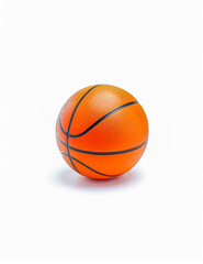 A basketball is shown in a white background